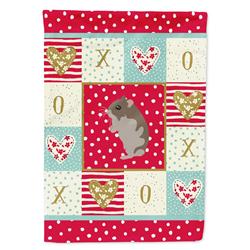 Dwarf Hamster Love Garden Flag