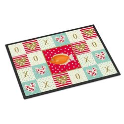 Picture of Carolines Treasures CK5488JMAT 24 x 36 in. Kissing Gourami Love Indoor or Outdoor Mat