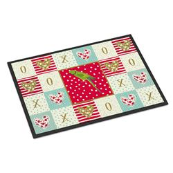 Picture of Carolines Treasures CK5525JMAT 24 x 36 in. Ring-Necked Parakeet Love Indoor or Outdoor Mat