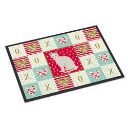 CK5738JMAT 24 x 36 in. Goddess Giant Cat Love Indoor or Outdoor Mat