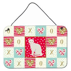 CK5738DS812 8 x 12 in. Goddess Giant Cat Love Wall or Door Hanging Prints