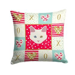 14 x 3 x 14 in. Goddess Giant Cat Love Fabric Decorative Pillow
