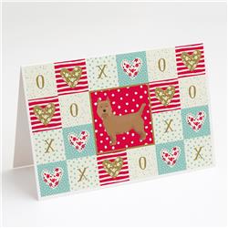 Australian Terrier Love Greeting Cards & Envelopes - Pack of 8