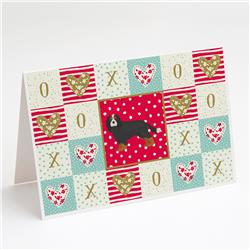 CK5819GCA7P Cavalier King Charles Spaniel Love Greeting Cards & Envelopes - Pack of 8