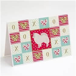 German Spitz No.1 Love Greeting Cards & Envelopes - Pack of 8