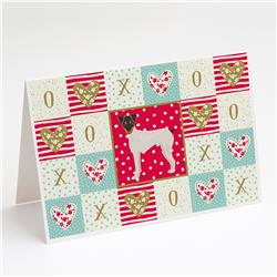 Japanese Terrier Love Greeting Cards & Envelopes, Pack of 8