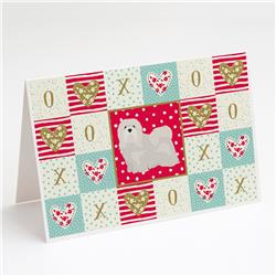 Lhasa Apso No.2 Love Greeting Cards & Envelopes - Pack of 8