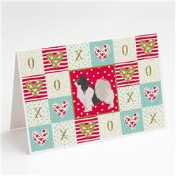 Papillon No.2 Love Greeting Cards & Envelopes - Pack of 8