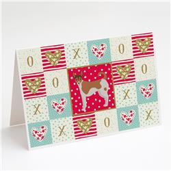 Tenterfield Terrier Love Greeting Cards & Envelopes, Pack of 8