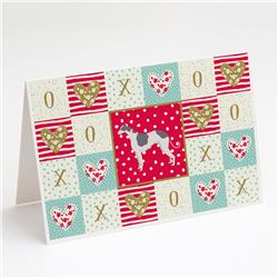 Greyhound Love Greeting Cards & Envelopes - Pack of 8