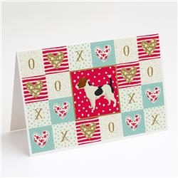 Jack Russell Terrier Love Greeting Cards & Envelopes, Pack of 8
