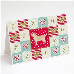 Labrador Retriever Love Greeting Cards & Envelopes - Pack of 8