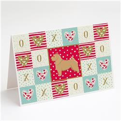 Norwich Terrier Love Greeting Cards & Envelopes, Multicolor - Pack of 8