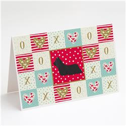 Skye Terrier Love Greeting Cards & Envelopes - Pack of 8