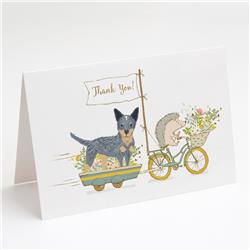 Australian Cattle Dog Greeting Cards & Envelopes - Pack of 8