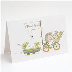 Boxer White Cropped Ears Greeting Cards & Envelopes - Pack of 8
