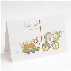 Corgi Pembroke Greeting Cards & Envelopes - Pack of 8
