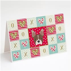 Boston Terrier Love Greeting Cards & Envelopes - Pack of 8