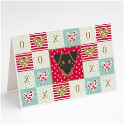 Japanese Terrier Love Greeting Cards & Envelopes - Pack of 8