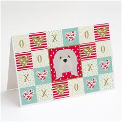 Lhasa Apso Love Greeting Cards & Envelopes - Pack of 8