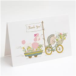 Poodle Pink Greeting Cards & Envelopes - Pack of 8