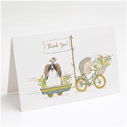 Shih TZU Greeting Cards & Envelopes - Pack of 8