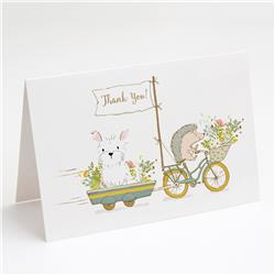 Terrier White Greeting Cards & Envelopes - Pack of 8