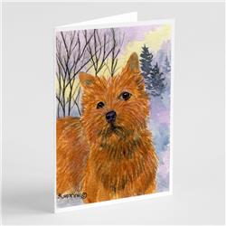 Norwich Terrier Greeting Cards & Envelopes, Pack of 8