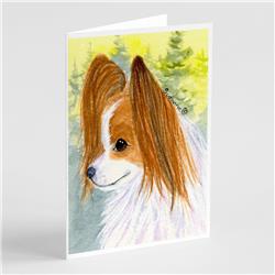 Papillon Greeting Cards & Envelopes, Pack of 8