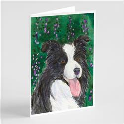 Border Collie Greeting Cards & Envelopes, Pack of 8