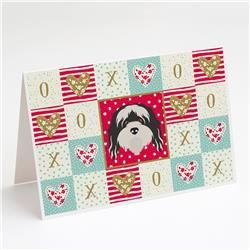 Tibetan Terrier Love Greeting Cards & Envelopes - Pack of 8