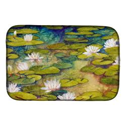 Picture of Carolines Treasures FHC1001DDM Waterlillies by Ferris Hotard Dish Drying Mat
