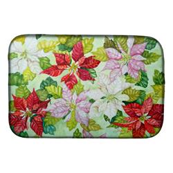 Picture of Carolines Treasures FHC1008DDM Poinsettias by Ferris Hotard Dish Drying Mat