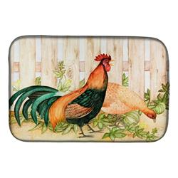 Picture of Carolines Treasures FHC1009DDM Chicken & Rooster by Ferris Hotard Dish Drying Mat