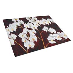 Orchids by Ferris Hotard Glass Cutting Board - Large