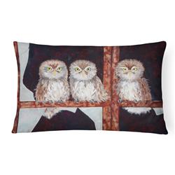 Owls by Ferris Hotard Canvas Fabric Decorative Pillow