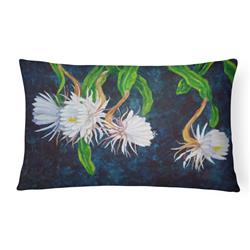 Night Blooming Cereus by Ferris Hotard Canvas Fabric Decorative Pillow