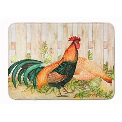 Chicken & Rooster by Ferris Hotard Machine Washable Memory Foam Mat