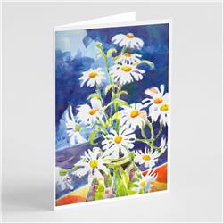 Picture of Carolines Treasures 6003GCA7P Flowers Daisy Greeting Cards & Envelopes - Pack of 8