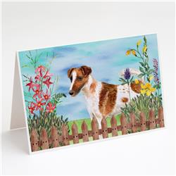 Smooth Fox Terrier Spring Greeting Cards & Envelopes - Pack of 8