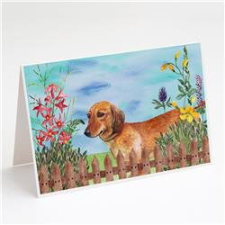 Dachshund Spring Greeting Cards & Envelopes - Pack of 8