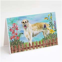 Irish Wolfhound Spring Greeting Cards & Envelopes - Pack of 8