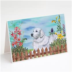 Maremma Sheepdog Spring Greeting Cards & Envelopes - Pack of 8