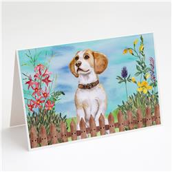 Beagle Spring Greeting Cards & Envelopes - Pack of 8