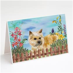 Cairn Terrier Spring Greeting Cards & Envelopes - Pack of 8