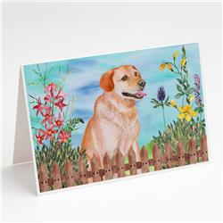 Labrador Retriever Spring Greeting Cards & Envelopes - Pack of 8
