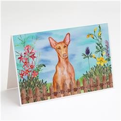Pharaoh Hound Spring Greeting Cards & Envelopes - Pack of 8