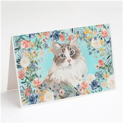 Siberian Spring Flowers Greeting Cards & Envelopes - Pack of 8