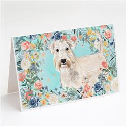 Wheaten Terrier Greeting Cards & Envelopes - Pack of 8