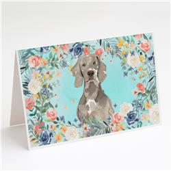 Weimaraner Greeting Cards & Envelopes - Pack of 8